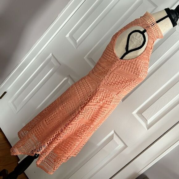Blush Crochet Lace Dress - Picture 14 of 15